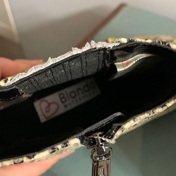 ‎BLONDO Elvina booties Leather Animal Print Western Boots waterproof - Picture 8 of 9